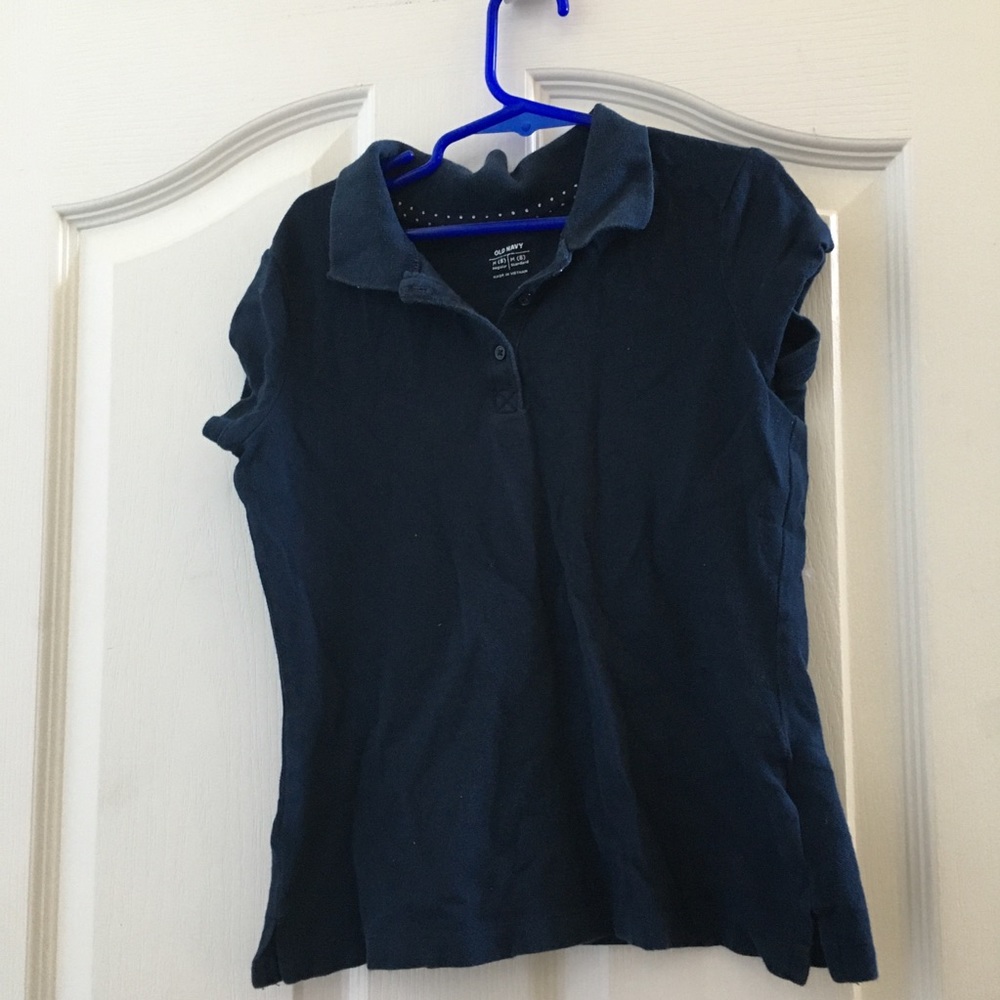 FINAL MARKDOWN Girls old navy polo shirt medium 8